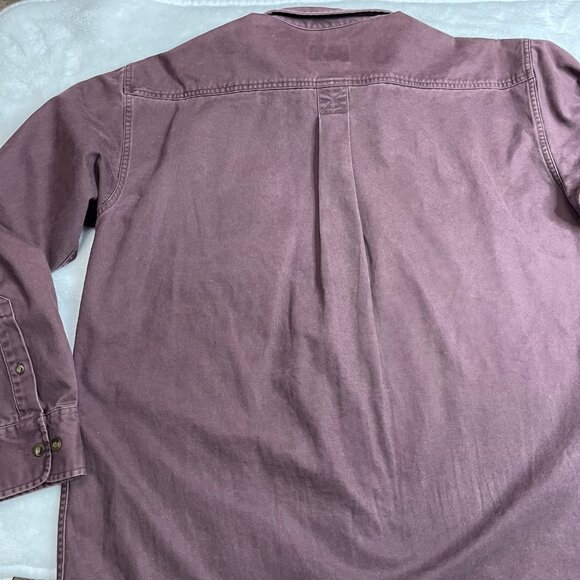 Vintage Cabela's Button Down Shirt Men's Size Large 90's Heavyweight 100% Cotton - Picture 6 of 7